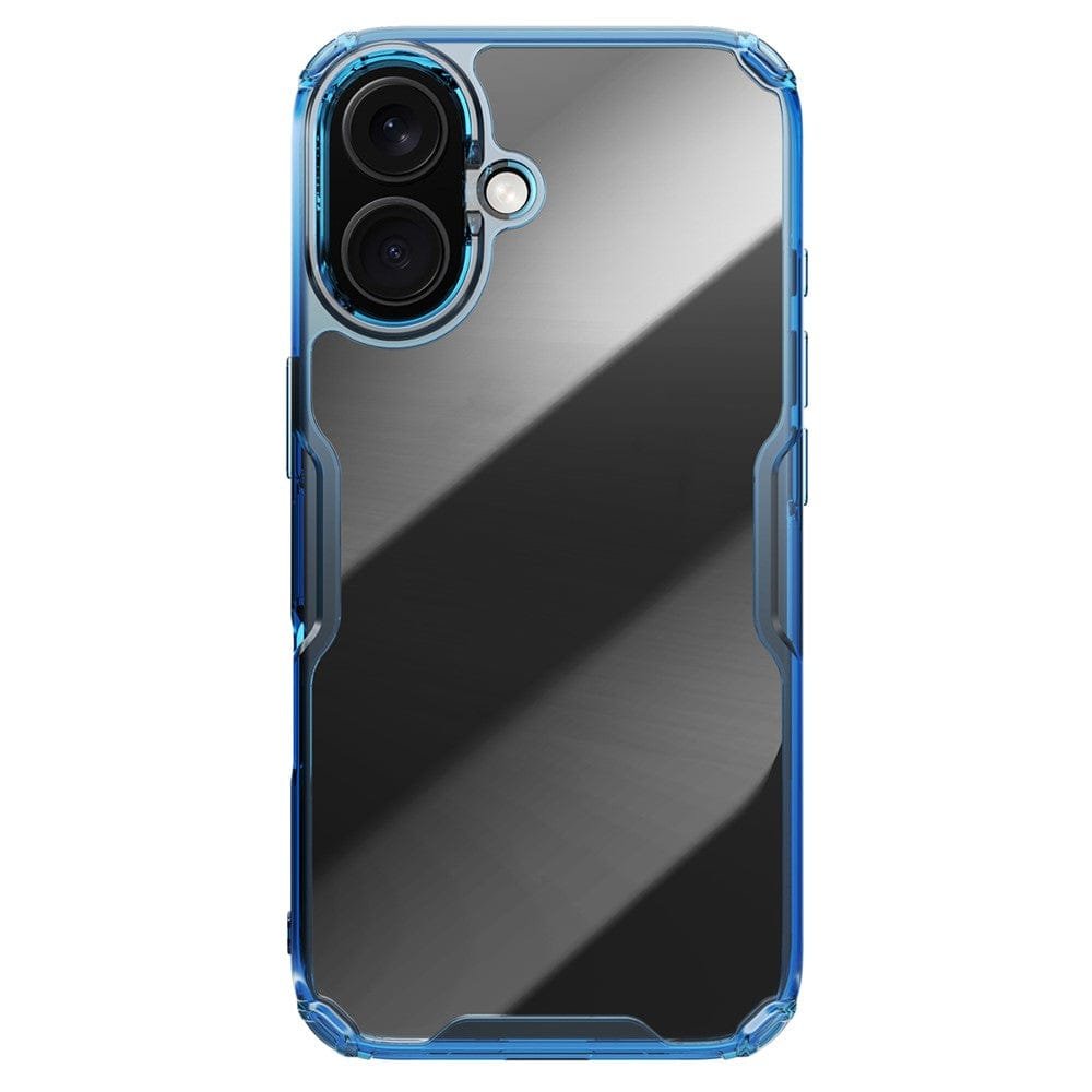 NILLKIN Pro Series for iPhone 16 Case Ultra Clear Phone Case Blue iPhone 16 by The Case Factory