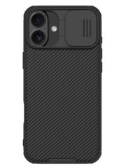 NILLKIN Camshield Pro for iPhone 16 Plus Case Phone Cover with Slider Camera | Compatible with MagSafe Black iPhone 16 Plus by The Case Factory