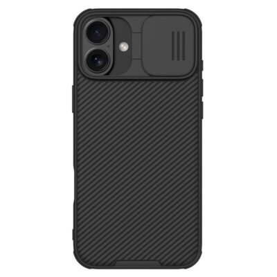 NILLKIN Camshield Pro Series for iPhone 16 Plus Case Slide Camera Lid Phone Cover Black iPhone 16 Plus by The Case Factory