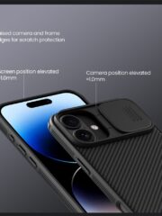 NILLKIN Camshield Pro Series for iPhone 16 Plus Case Slide Camera Lid Phone Cover by The Case Factory