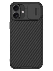 NILLKIN Camshield Pro Series for iPhone 16 Case Slide Camera Lid Phone Cover Black iPhone 16 by The Case Factory