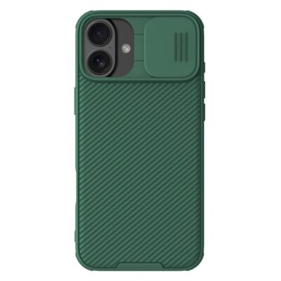 NILLKIN Camshield Pro Series for iPhone 16 Case Slide Camera Lid Phone Cover Green iPhone 16 by The Case Factory
