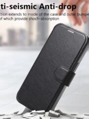 CASENEO For iPhone 16 Case Compatible with MagSafe Detachable Leather Phone Cover with Lens Film by The Case Factory