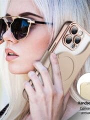 CASENEO For iPhone 16 Pro Max Case Compatible with MagSafe Detachable Leather Phone Cover with Lens Film by The Case Factory