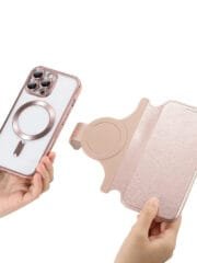 CASENEO For iPhone 16 Pro Max Case Compatible with MagSafe Detachable Leather Phone Cover with Lens Film by The Case Factory