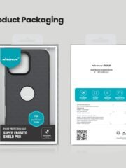 NILLKIN Super Frosted Shield Pro for iPhone 16 Pro Max Case Matte Phone Cover (Logo Hole Design) by The Case Factory