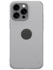 NILLKIN Super Frosted Shield Pro for iPhone 16 Pro Max Case Matte Phone Cover (Logo Hole Design) Grey iPhone 16 Pro Max by The Case Factory