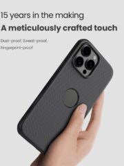 NILLKIN Super Frosted Shield Pro for iPhone 16 Pro Case Matte Phone Cover (Logo Hole Design) by The Case Factory
