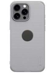 NILLKIN Super Frosted Shield Pro for iPhone 16 Pro Case Matte Phone Cover (Logo Hole Design) Grey iPhone 16 Pro by The Case Factory