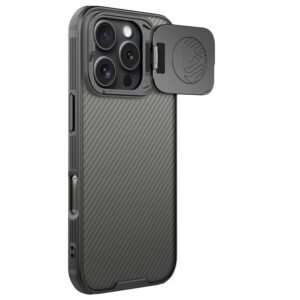 NILLKIN Camshield Prop Series for iPhone 16 Pro Max Case Translucent Slide Camera Protection Phone Cover by The Case Factory