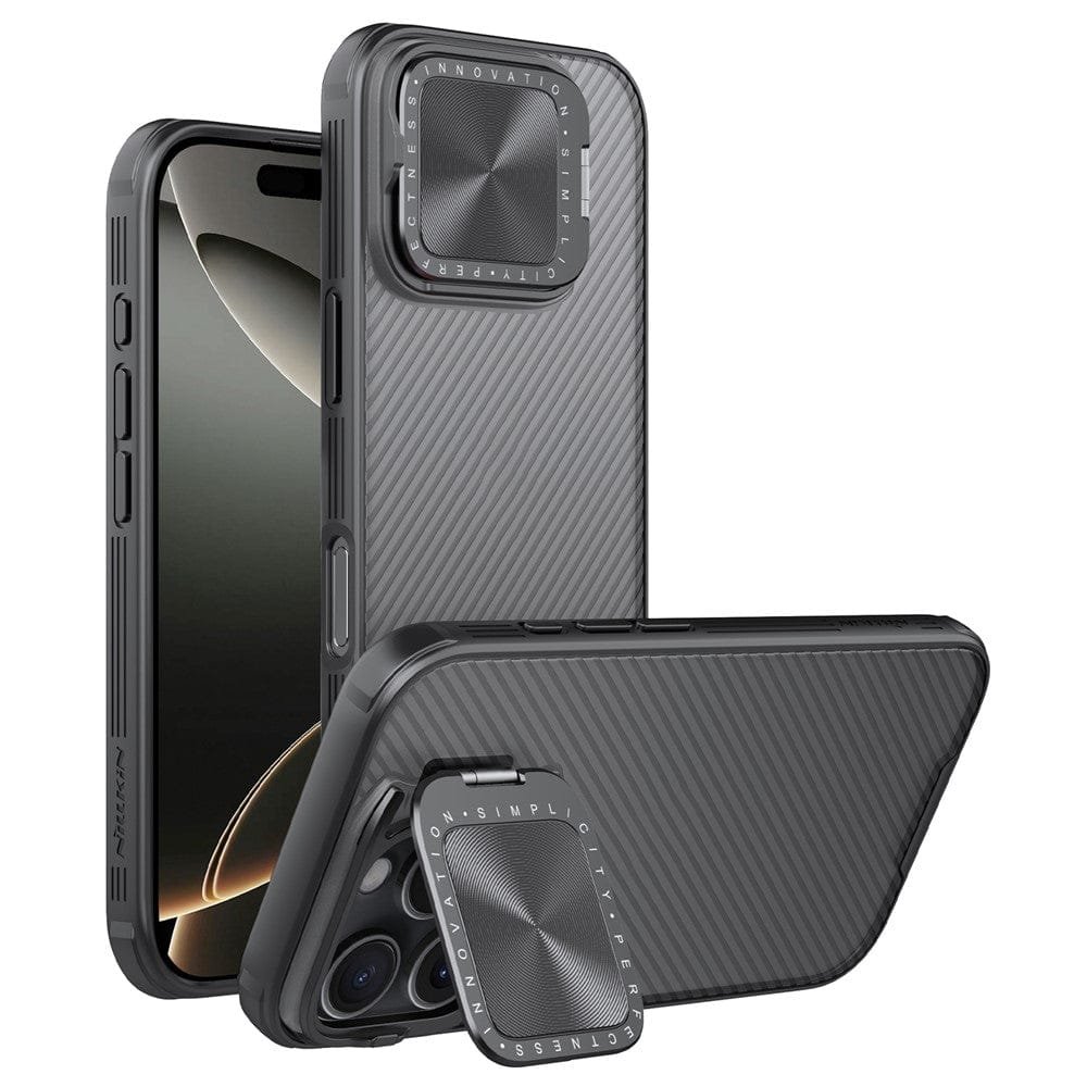 NILLKIN Camshield Prop Series for iPhone 16 Pro Case Slide Camera Protection Phone Cover Black iPhone 16 Pro by The Case Factory