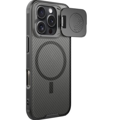 NILLKIN Camshield Prop Magnetic Translucent Series for iPhone 16 Pro Max Case Phone Cover with Camera Lid | Compatible with MagSafe by The Case Factory