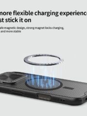 NILLKIN Camshield Prop Magnetic Translucent Series for iPhone 16 Pro Case Phone Cover with Camera Lid | Compatible with MagSafe by The Case Factory