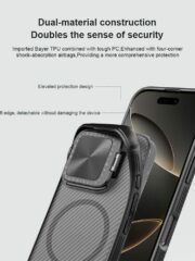 NILLKIN Camshield Prop Magnetic Translucent Series for iPhone 16 Pro Case Phone Cover with Camera Lid | Compatible with MagSafe by The Case Factory