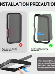 REDPEPPER D-UP Series For iPhone 16 Plus Case IP68 Waterproof Clear Phone Cover | Compatible with MagSafe by The Case Factory