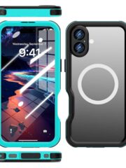 REDPEPPER D-UP Series For iPhone 16 Plus Case IP68 Waterproof Clear Phone Cover | Compatible with MagSafe by The Case Factory