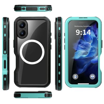 REDPEPPER D-UP Series For iPhone 16 Case IP68 Waterproof Clear Back Phone Cover | Compatible with MagSafe by The Case Factory