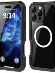 REDPEPPER D-UP Series For iPhone 16 Pro Max Case IP68 Waterproof Clear Phone Cover | Compatible with MagSafe Black iPhone 16 Pro Max by The Case Factory