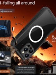 REDPEPPER D-UP Series For iPhone 16 Pro Max Case IP68 Waterproof Clear Phone Cover | Compatible with MagSafe by The Case Factory