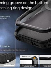 REDPEPPER D-UP Series For iPhone 16 Pro Max Case IP68 Waterproof Clear Phone Cover | Compatible with MagSafe by The Case Factory