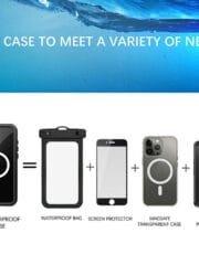 REDPEPPER D-UP Series For iPhone 16 Pro Max Case IP68 Waterproof Clear Phone Cover | Compatible with MagSafe by The Case Factory