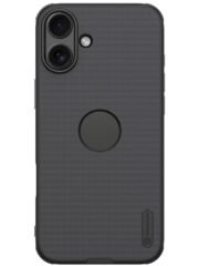 NILLKIN Super Frosted Shield Pro for iPhone 16 Plus Case Matte Phone Cover (Logo Hole Design) Black iPhone 16 Plus by The Case Factory