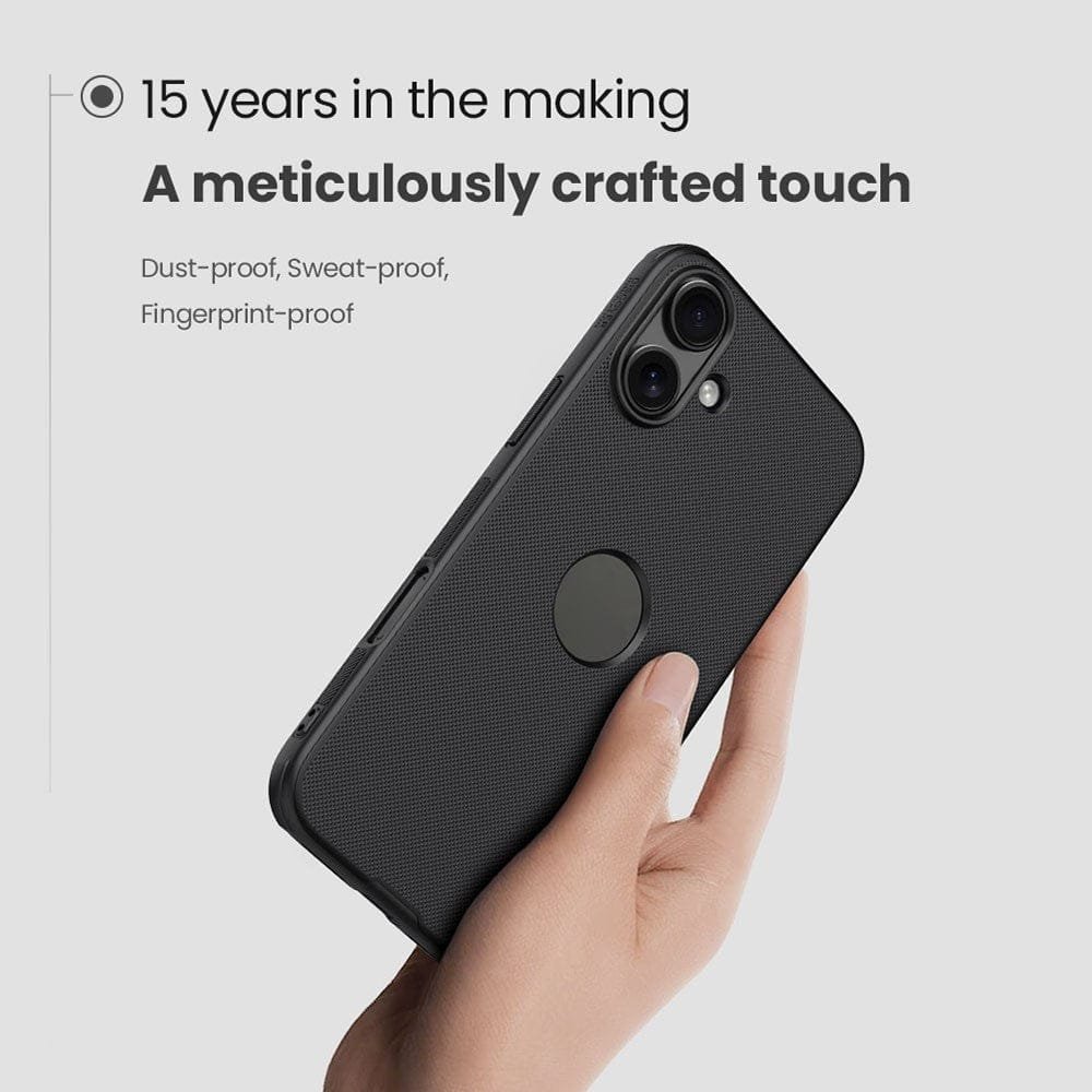 NILLKIN Super Frosted Shield Pro for iPhone 16 Plus Case Matte Phone Cover (Logo Hole Design) by The Case Factory