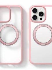 TORRAS Ostand R Fusion For iPhone 16 Pro Case 360 Degree Rotating Kickstand Phone Cover | Compatible with MagSafe by The Case Factory