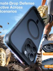 TORRAS Ostand L1 Series For iPhone 16 Pro Max Case Kickstand Phone Cover | Compatible with MagSafe by The Case Factory