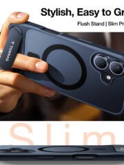 TORRAS Ostand L1 Series For iPhone 16 Case Kickstand Phone Cover | Compatible with MagSafe by The Case Factory