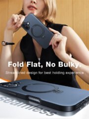 TORRAS Ostand Q3 Spin Series For iPhone 16 Case Rotating Kickstand Phone Cover | Compatible with MagSafe by The Case Factory