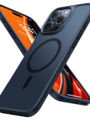 TORRAS Guardian-Mag Series For iPhone 16 Pro Case Skin-Touch Matte Phone Cover | Compatible with MagSafe Black iPhone 16 Pro by The Case Factory