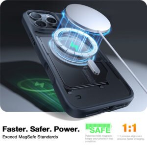 TORRAS Guardian-Mag Series For iPhone 16 Pro Case Skin-Touch Matte Phone Cover | Compatible with MagSafe by The Case Factory