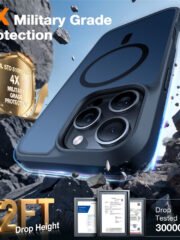 TORRAS Guardian-Mag Series For iPhone 16 Pro Case Skin-Touch Matte Phone Cover | Compatible with MagSafe by The Case Factory