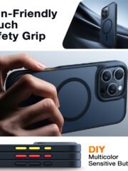 TORRAS Guardian-Mag Series For iPhone 16 Pro Case Skin-Touch Matte Phone Cover | Compatible with MagSafe by The Case Factory