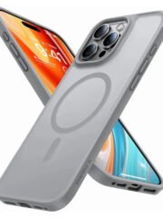 TORRAS Guardian-Mag Series For iPhone 16 Pro Case Skin-Touch Matte Phone Cover | Compatible with MagSafe Titanium Grey iPhone 16 Pro by The Case Factory