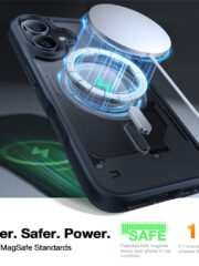 TORRAS Guardian-Mag Series For iPhone 16 Plus Case Skin-Touch Matte Phone Cover | Compatible with MagSafe by The Case Factory