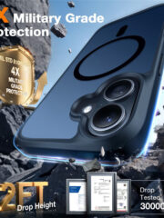 TORRAS Guardian-Mag Series For iPhone 16 Plus Case Skin-Touch Matte Phone Cover | Compatible with MagSafe by The Case Factory