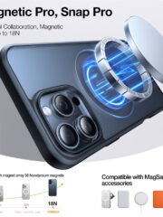 TORRAS Ostand O1 Guardian Series for iPhone 16 Pro Case Rotating Kickstand Phone Cover | Compatible with MagSafe by The Case Factory