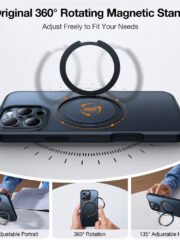TORRAS Ostand O1 Guardian Series for iPhone 16 Pro Case Rotating Kickstand Phone Cover | Compatible with MagSafe by The Case Factory