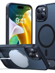 TORRAS Ostand L1 Series For iPhone 15 Case Kickstand Phone Cover | Compatible with MagSafe Black iPhone 15 by The Case Factory
