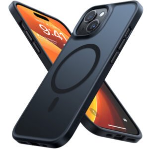 TORRAS Guardian-Mag Series For iPhone 15 Case Skin-Touch Matte Phone Cover | Compatible with MagSafe Black iPhone 15 by The Case Factory