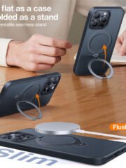 TORRAS Ostand Q3 Spin Series For iPhone 15 Pro Case Rotating Kickstand Phone Cover | Compatible with MagSafe by The Case Factory