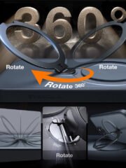 TORRAS Ostand Q3 Spin Series For iPhone 15 Pro Max Case Rotating Kickstand Phone Cover | Compatible with MagSafe by The Case Factory