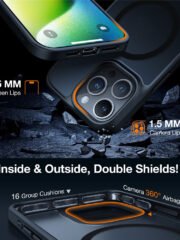 TORRAS Guardian-Mag Series For iPhone 15 Pro Max Case Skin-Touch Matte Phone Cover | Compatible with MagSafe by The Case Factory