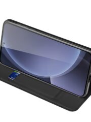 DUX DUCIS Skin Pro Series For Samsung Galaxy S25 Case Leather Cover with Card Holder by The Case Factory