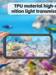 REDPEPPER FS Series For Samsung Galaxy S24 FE Case IP68 Waterproof Clear Back Panel Phone Cover by The Case Factory