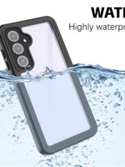 REDPEPPER FS Series For Samsung Galaxy S24 FE Case IP68 Waterproof Clear Back Panel Phone Cover by The Case Factory