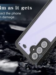 REDPEPPER FS Series For Samsung Galaxy S24 FE Case IP68 Waterproof Clear Back Panel Phone Cover by The Case Factory