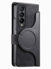 CASENEO For Samsung Galaxy Z Fold3 Leather Case 2-in-1 Magnetic Detachable Wallet Phone Cover by The Case Factory